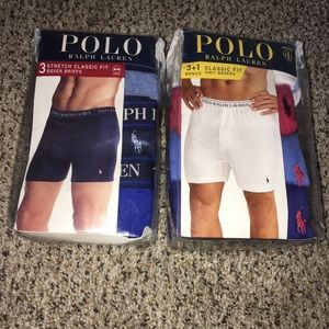Ralph Lauren polo boxer briefs and boxer knits